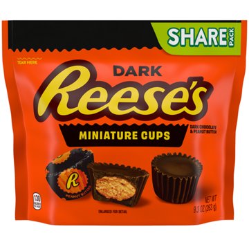 Reese's Miniatures Dark Chocolate Peanut Butter Cups Share Pack