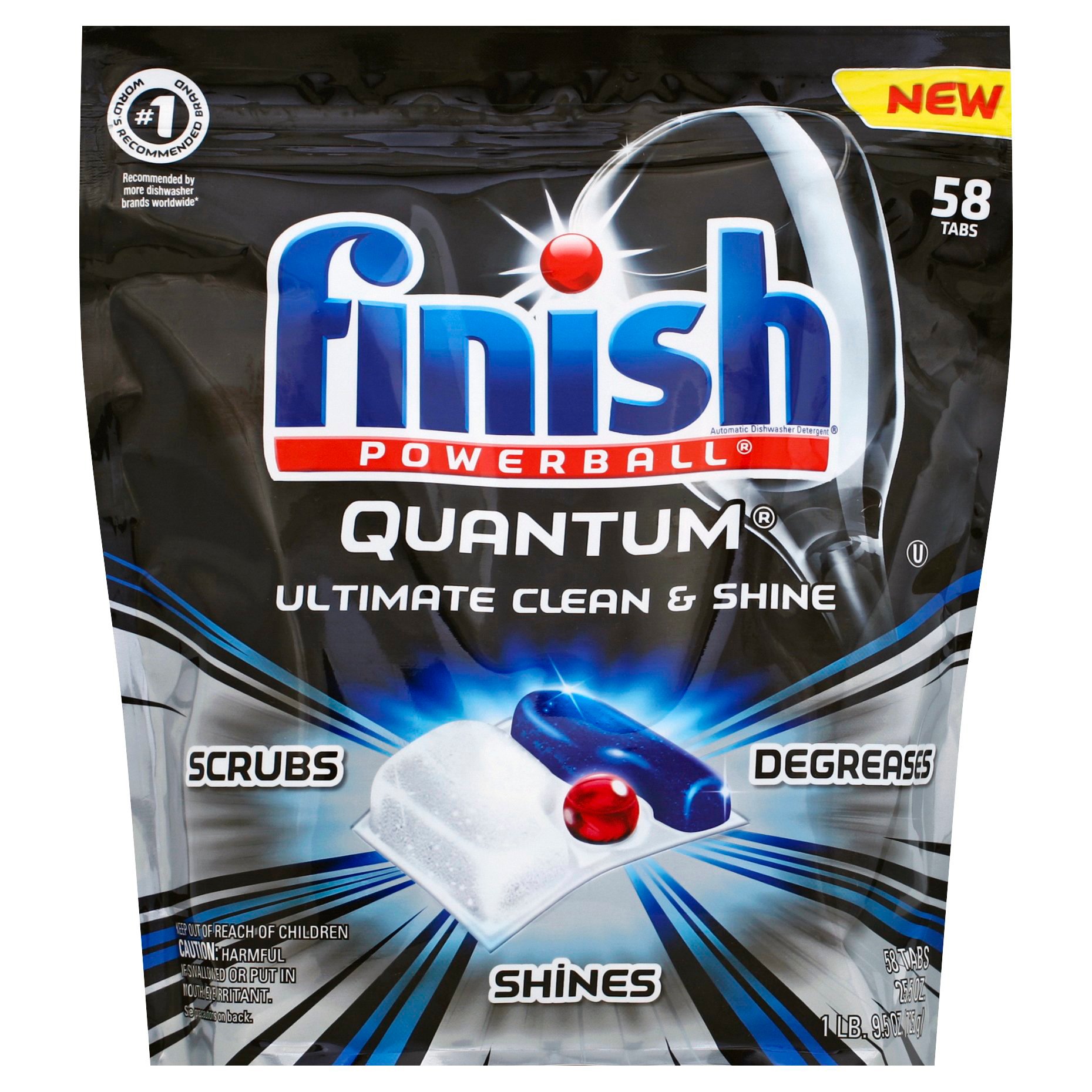 Finish Powerball Quantum Tabs Shop Dish soap & detergent at HEB