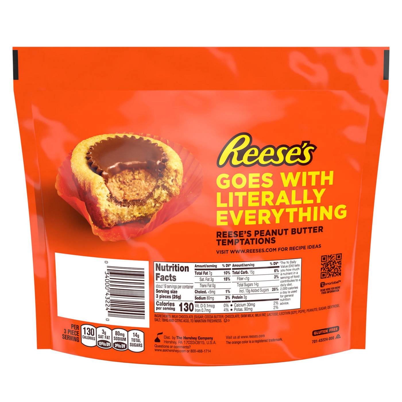 Reese's Miniatures Milk Chocolate Peanut Butter Cups Candy - Family Pack; image 5 of 7