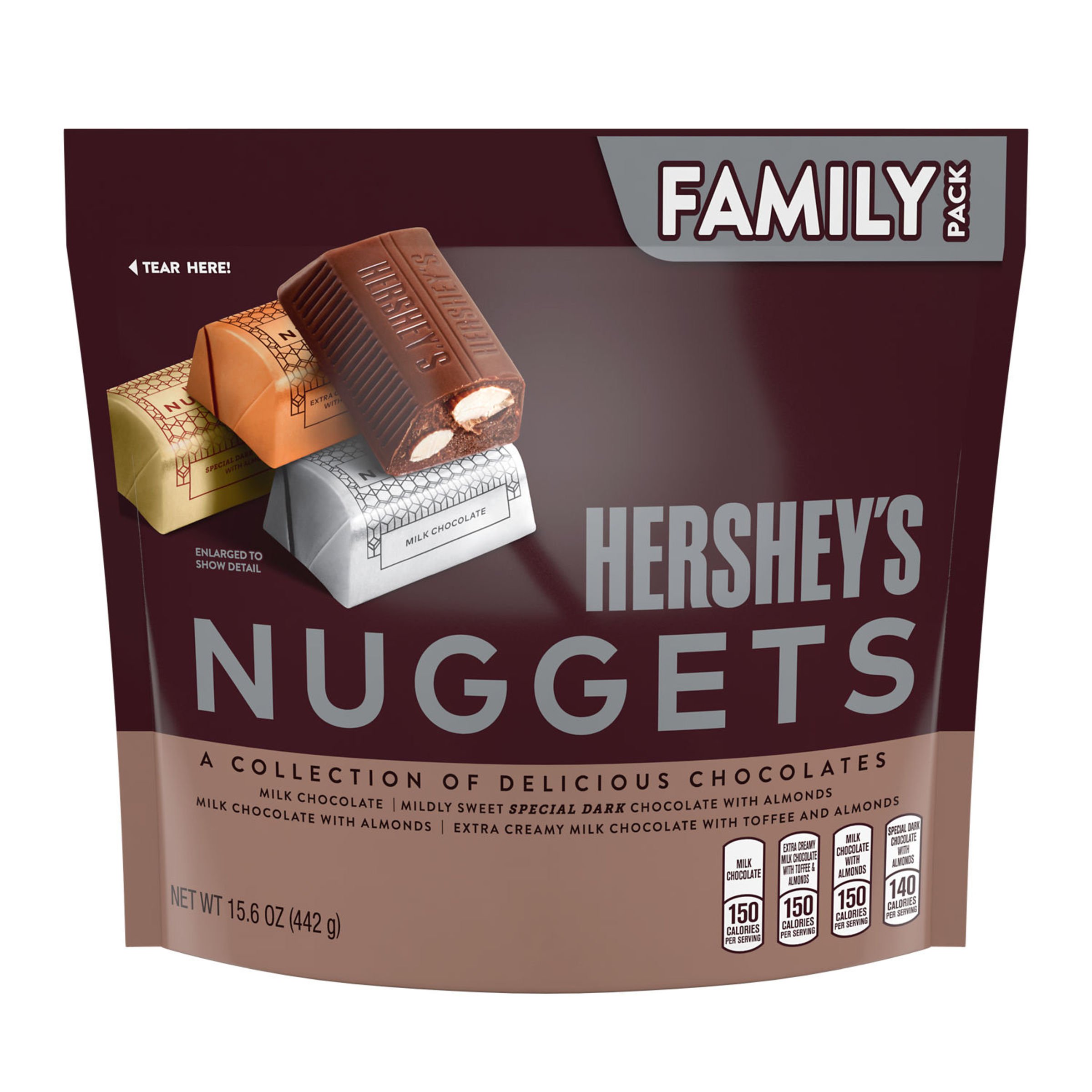 Hershey's Nuggets Snack Size Assortment Bars Family Pack - Shop Candy ...