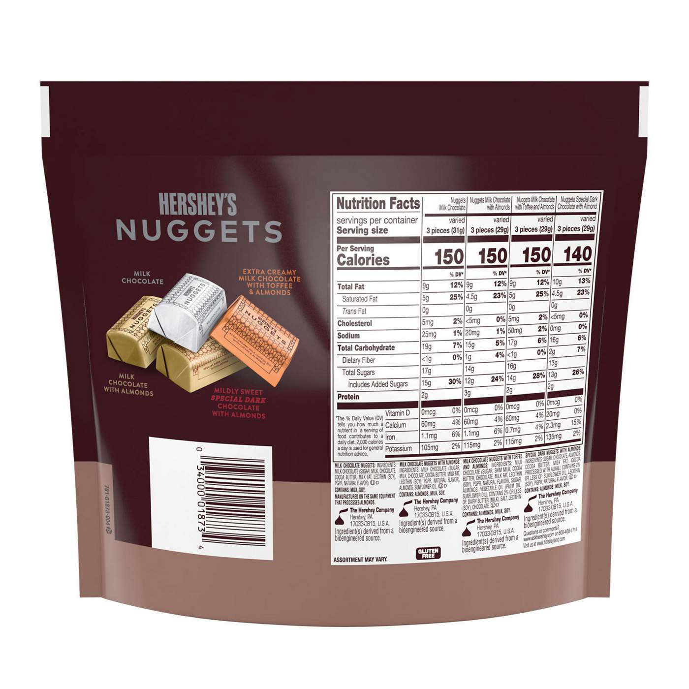 Hershey's Nuggets Snack Size Assortment Bars Family Pack; image 4 of 5