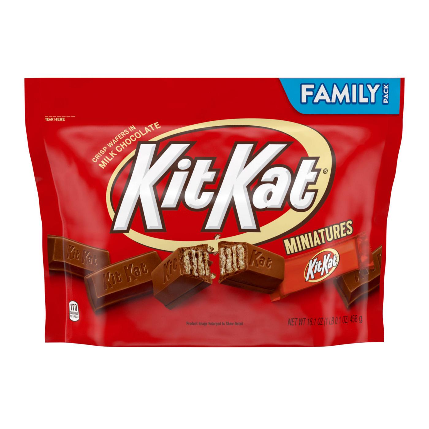 Kit Kat Miniatures Milk Chocolate Candy Bars Family Pack; image 1 of 6