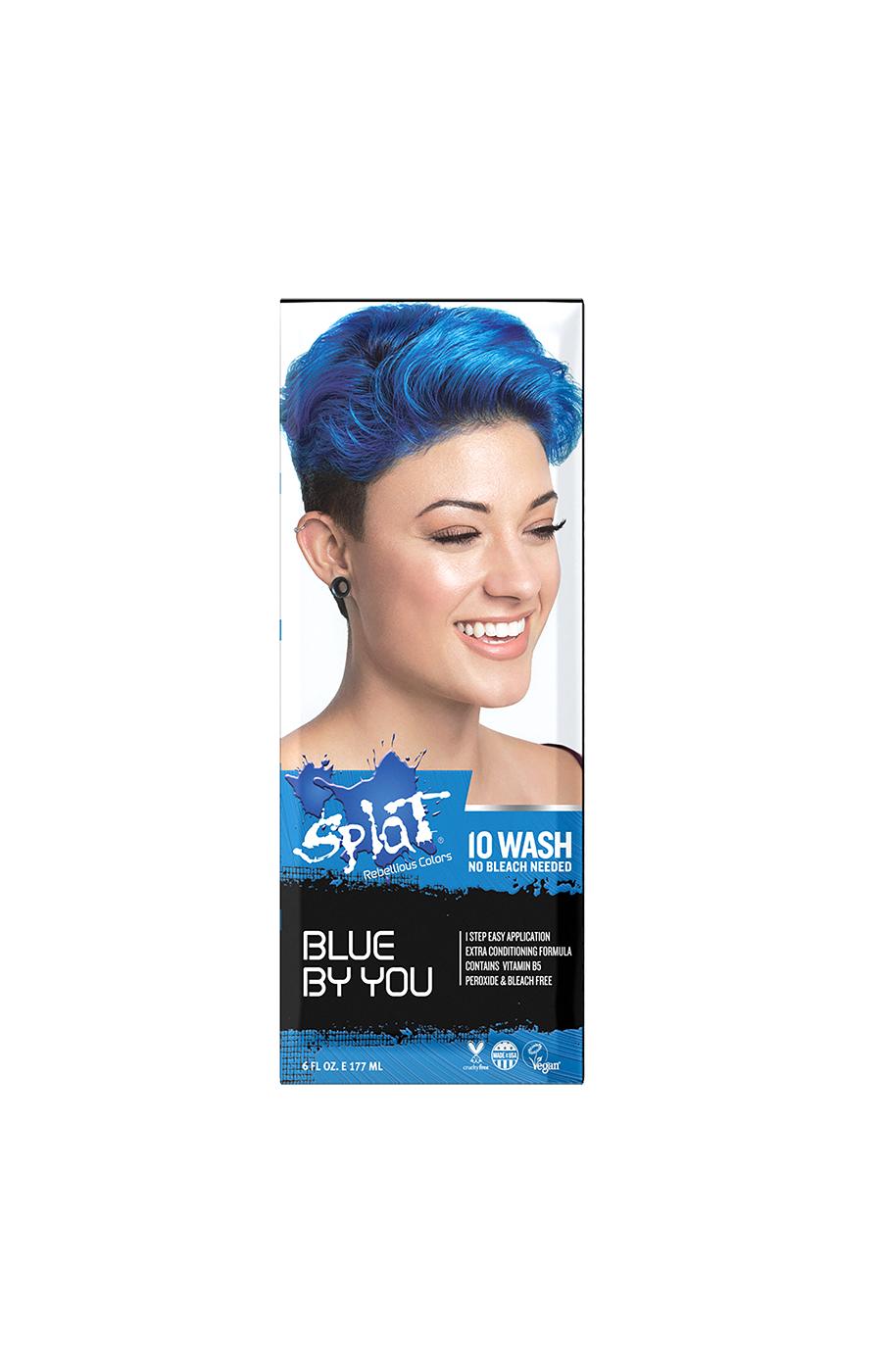 Splat 10 Wash Temporary Hair Color Blue By You; image 1 of 5