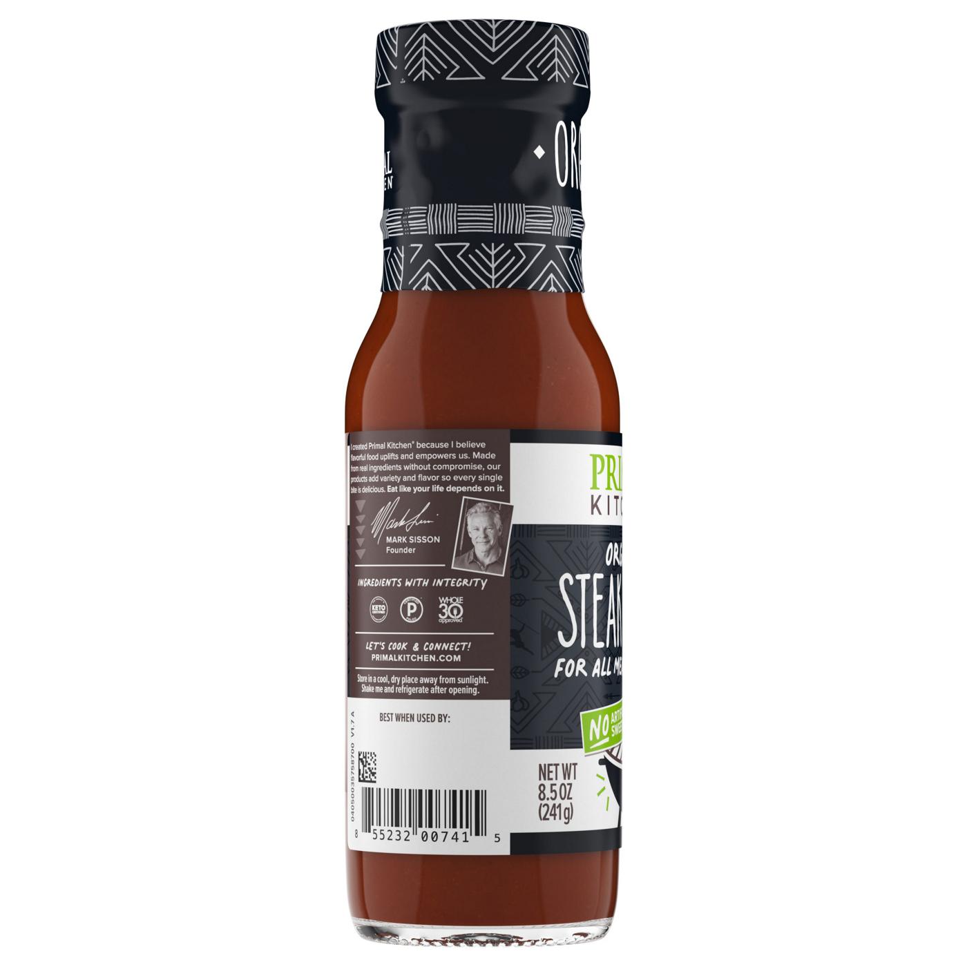 Primal Kitchen Organic Steak Sauce; image 2 of 5