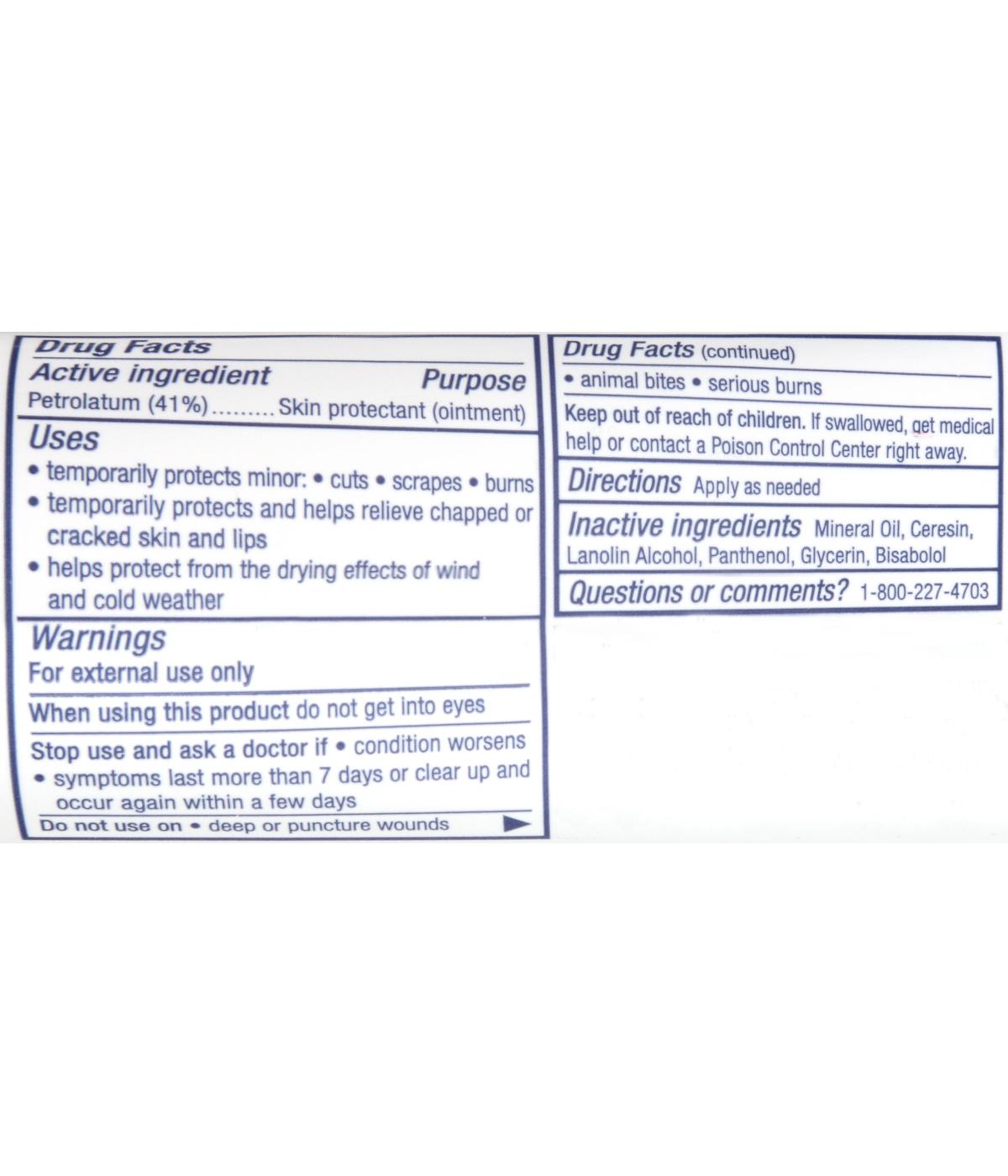 Aquaphor Advanced Therapy Healing Ointment First Aid Tube - Shop 