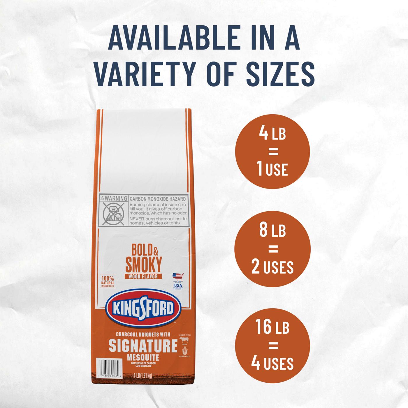 Kingsford Charcoal Briquets with Signature Mesquite; image 4 of 11