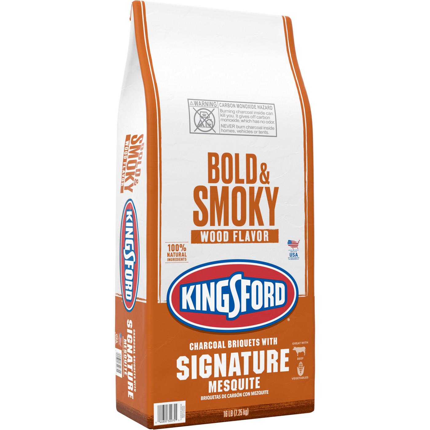 Kingsford Charcoal Briquettes with Signature Mesquite, BBQ Charcoal for Grilling; image 7 of 11