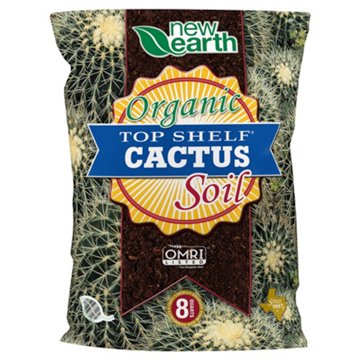 New Earth Organic Top Shelf Cactus Soil, 8 qt