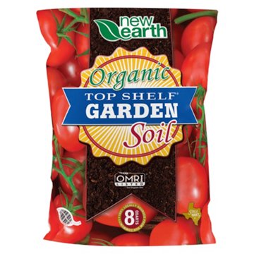 New Earth Organic Top Shelf Garden Soil, 8 qt