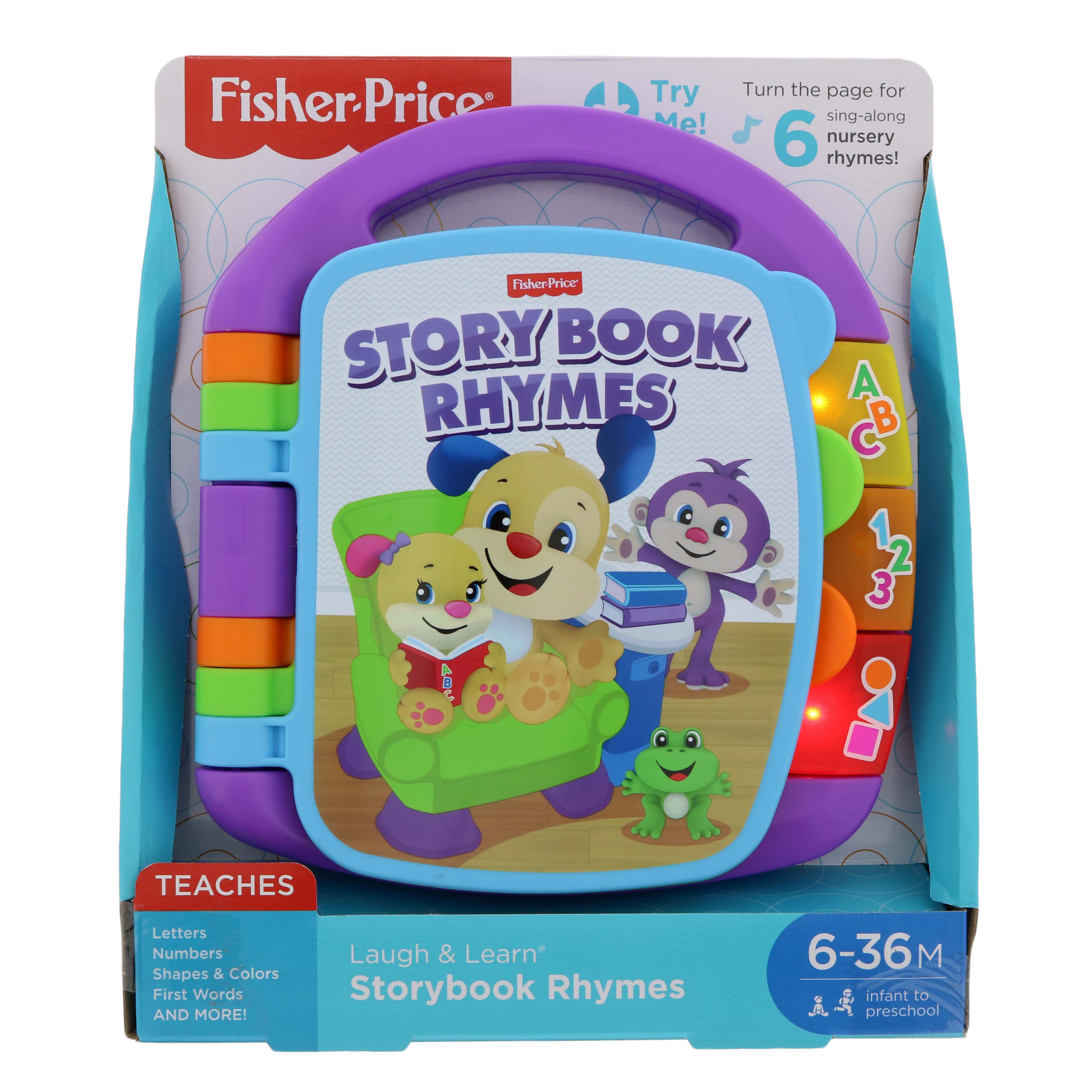 fisher price storybook rhymes musical toy