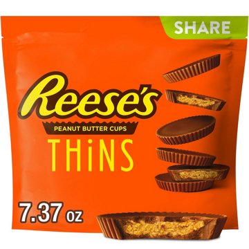 Reese's Thins Chocolate Peanut Butter Cups Candy - Share Pack