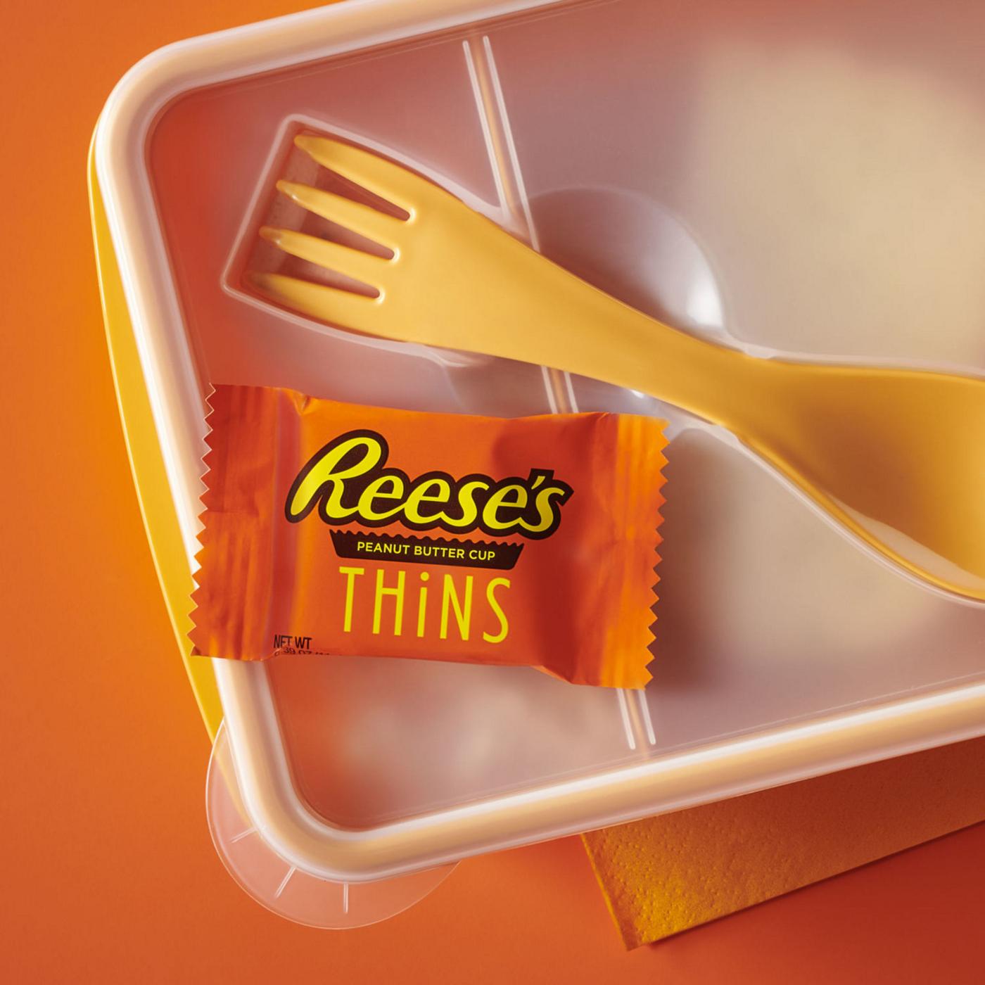 Reese's Thins Chocolate Peanut Butter Cups Candy - Share Pack; image 6 of 9
