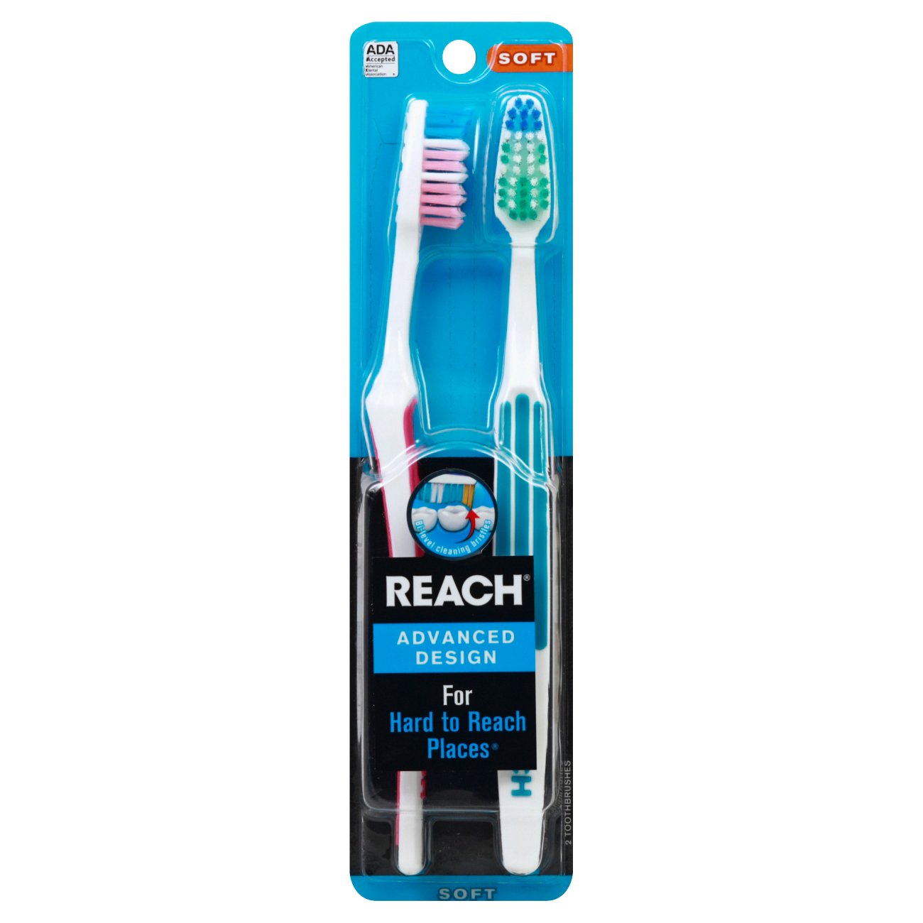 Reach Advanced Design Soft Toothbrush Shop Oral Hygiene at HEB