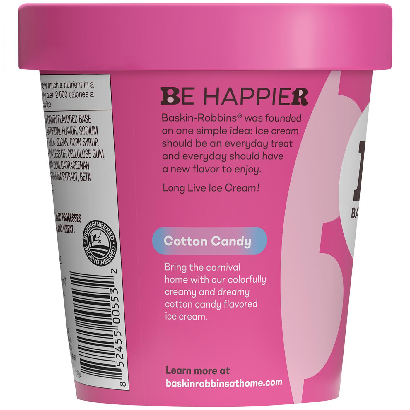 Baskin Robbins Cotton Candy Ice Cream; image 4 of 4