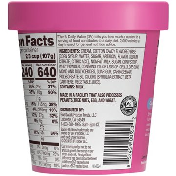 Baskin Robbins Cotton Candy Ice Cream