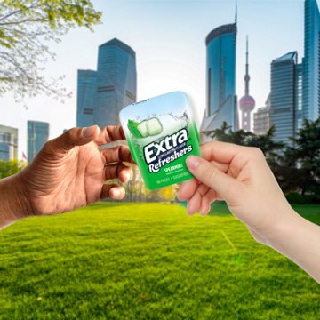 Extra Refreshers Spearmint Sugar Free Chewing Gum, 40 pc