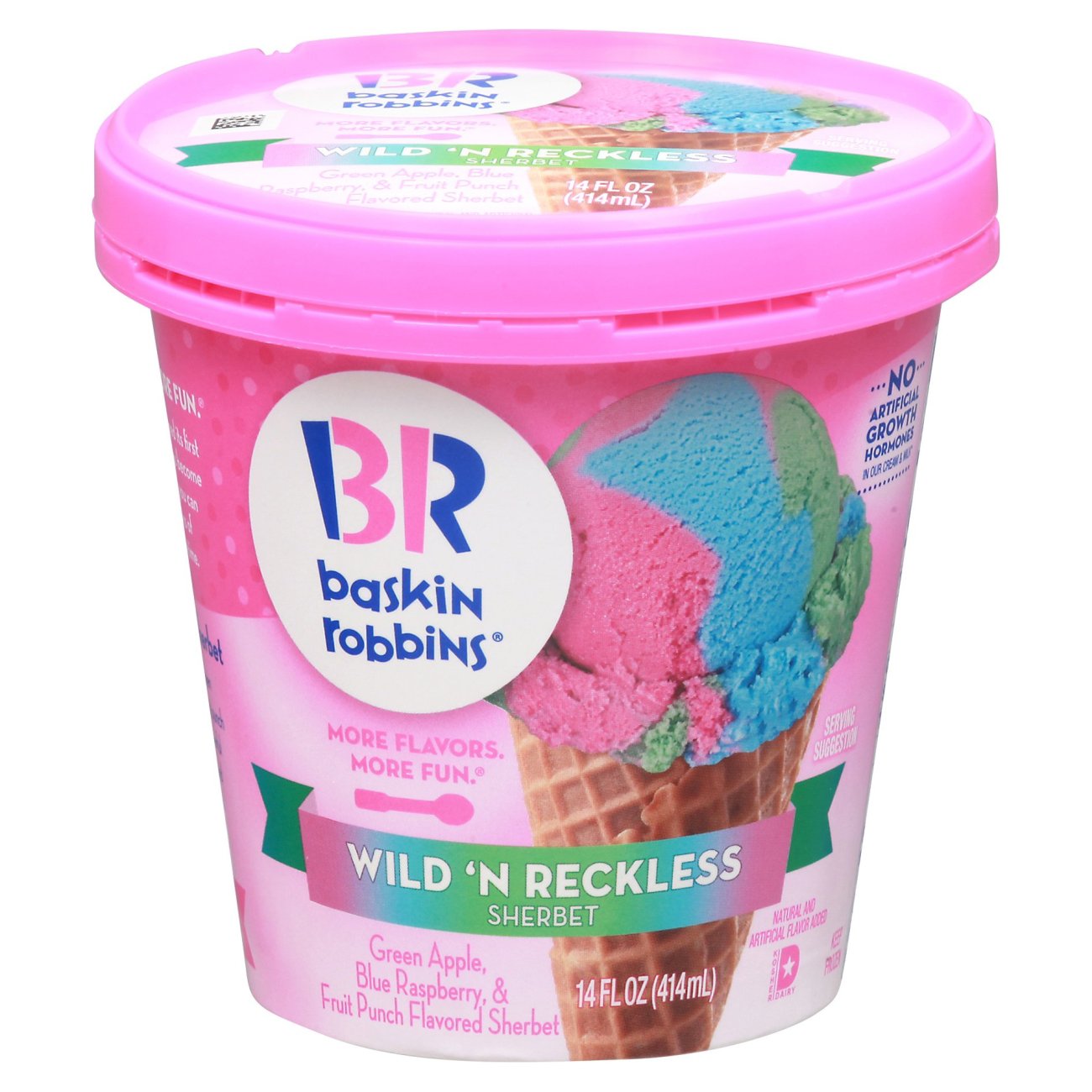 Baskin Robbins Wild 'N Reckless Sherbet - Shop Ice Cream at H-E-B