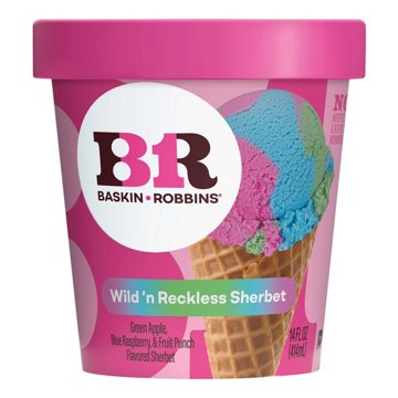 Baskin Robbins Wild 'N Reckless Sherbet