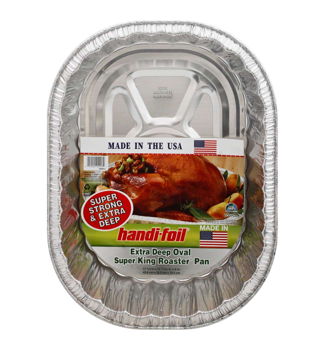 Handi-foil® King Roaster Extra Deep Baker Pans - Silver, 2 pk / 11.75 x 9.3  in - Fry's Food Stores