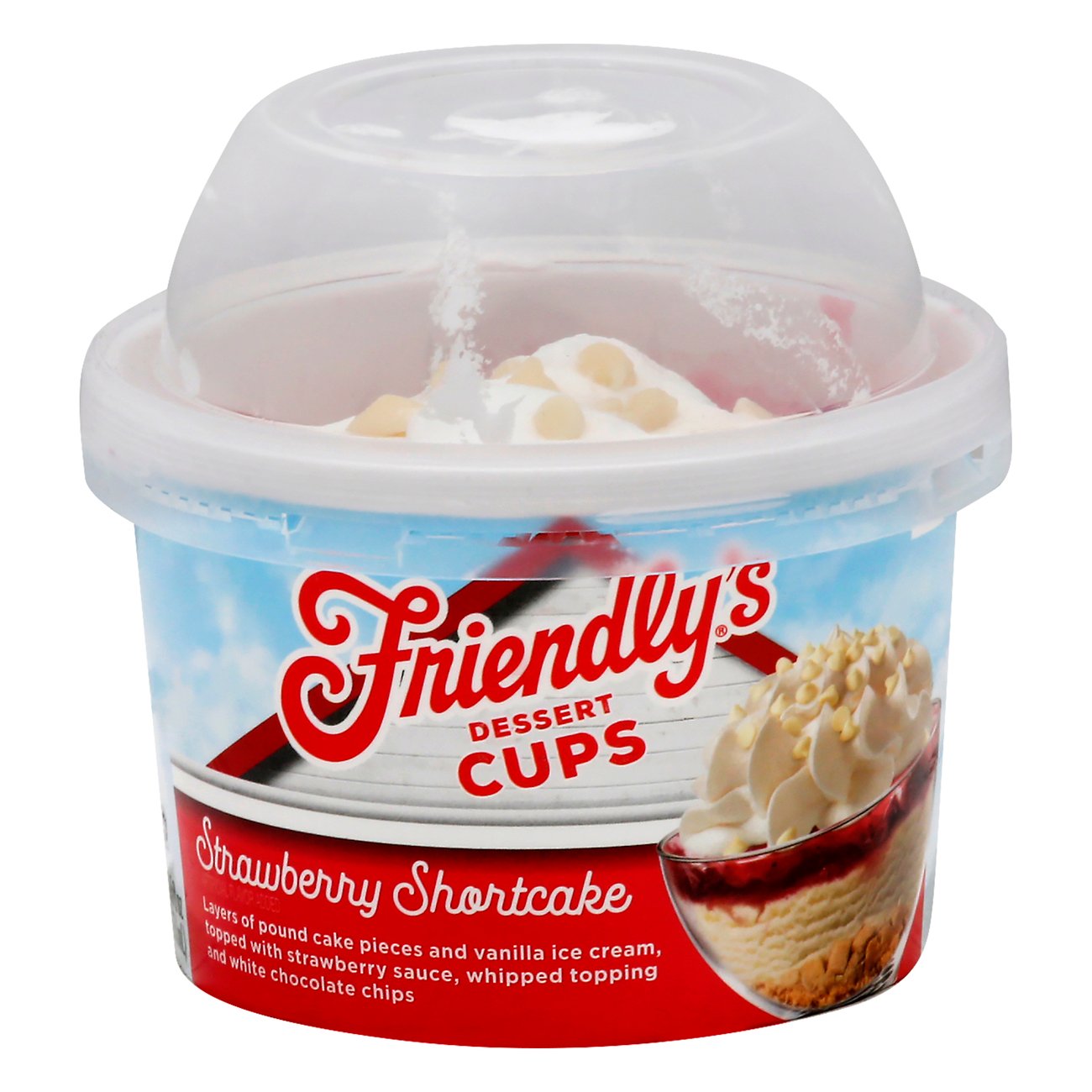 Picture of Friendly's Strawberry Shortcake Dessert Cup - Shop Ice cream at H-E-B