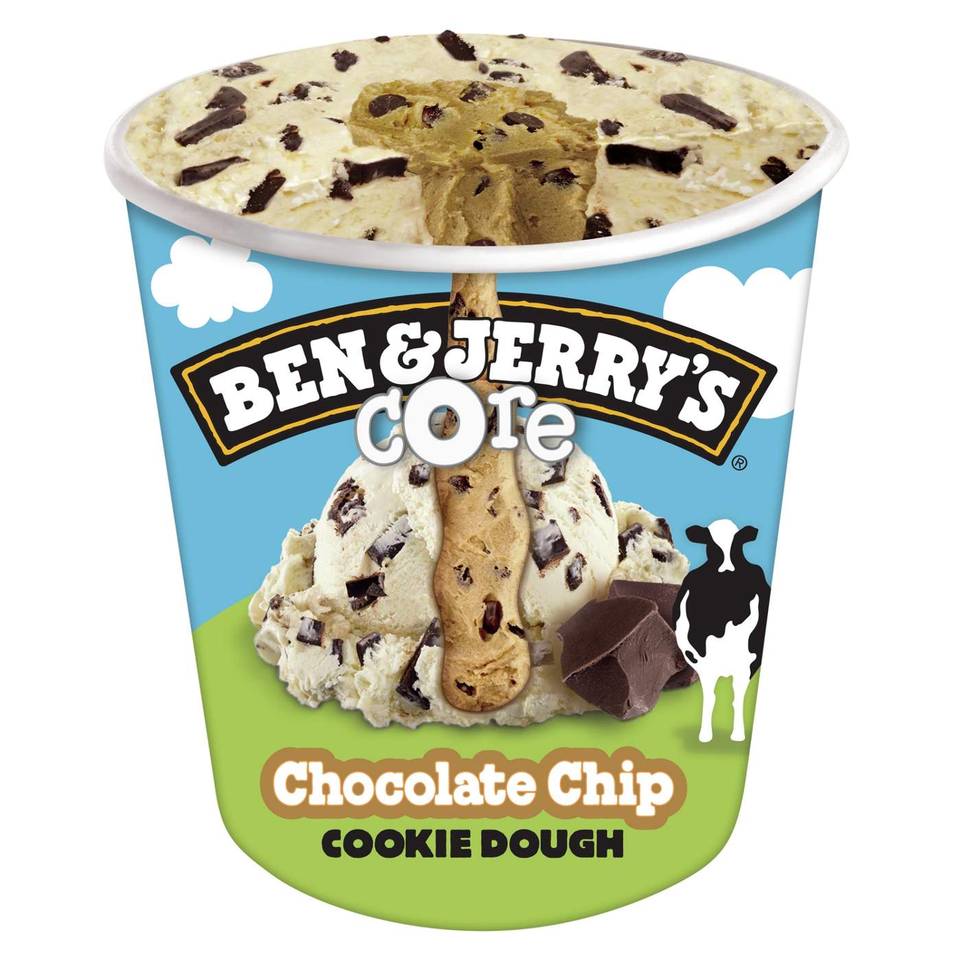 Ben & Jerry's Chocolate Chip Cookie Dough Core Ice Cream; image 5 of 6