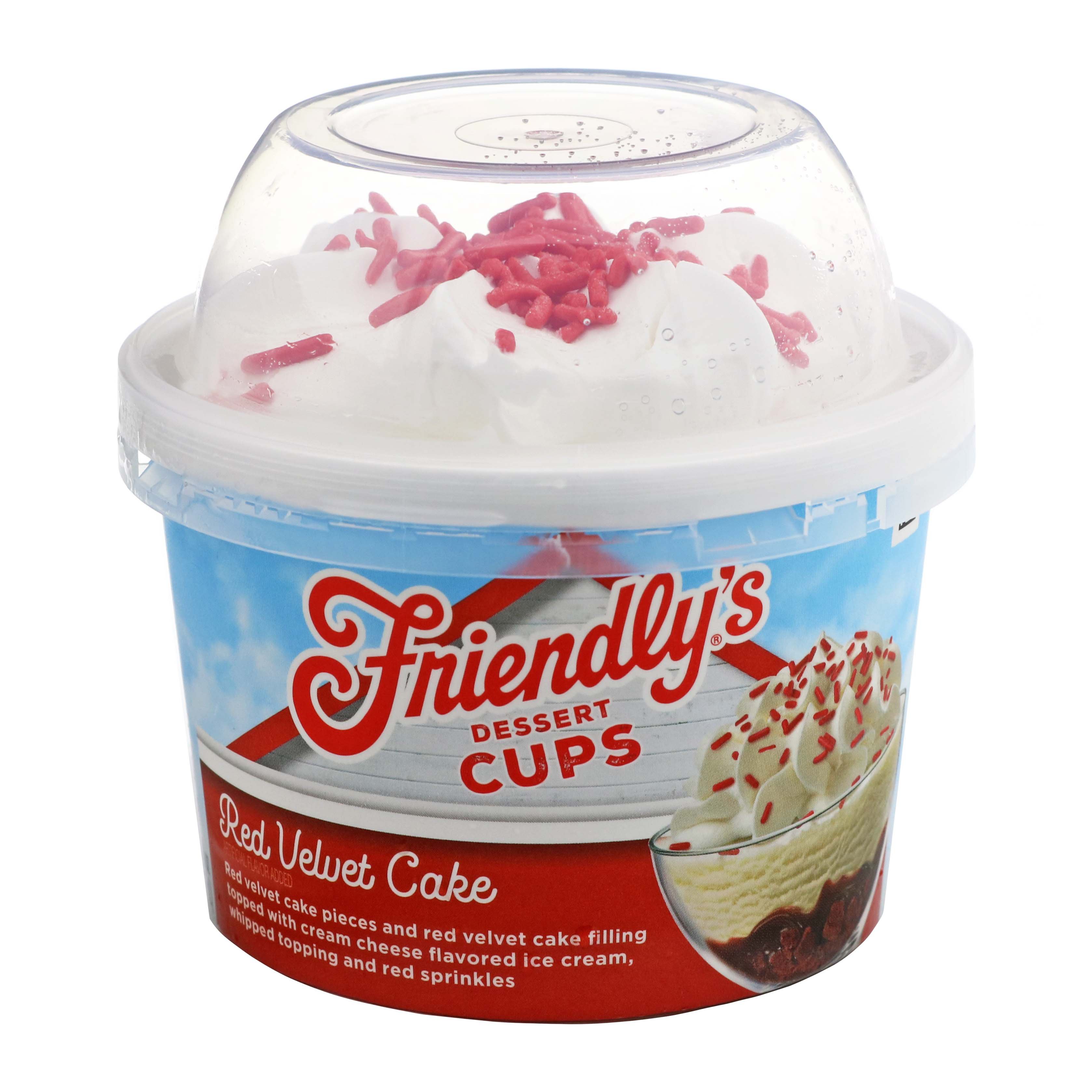 Friendly's Red Velvet Cake Dessert Cup Shop Ice Cream at HEB