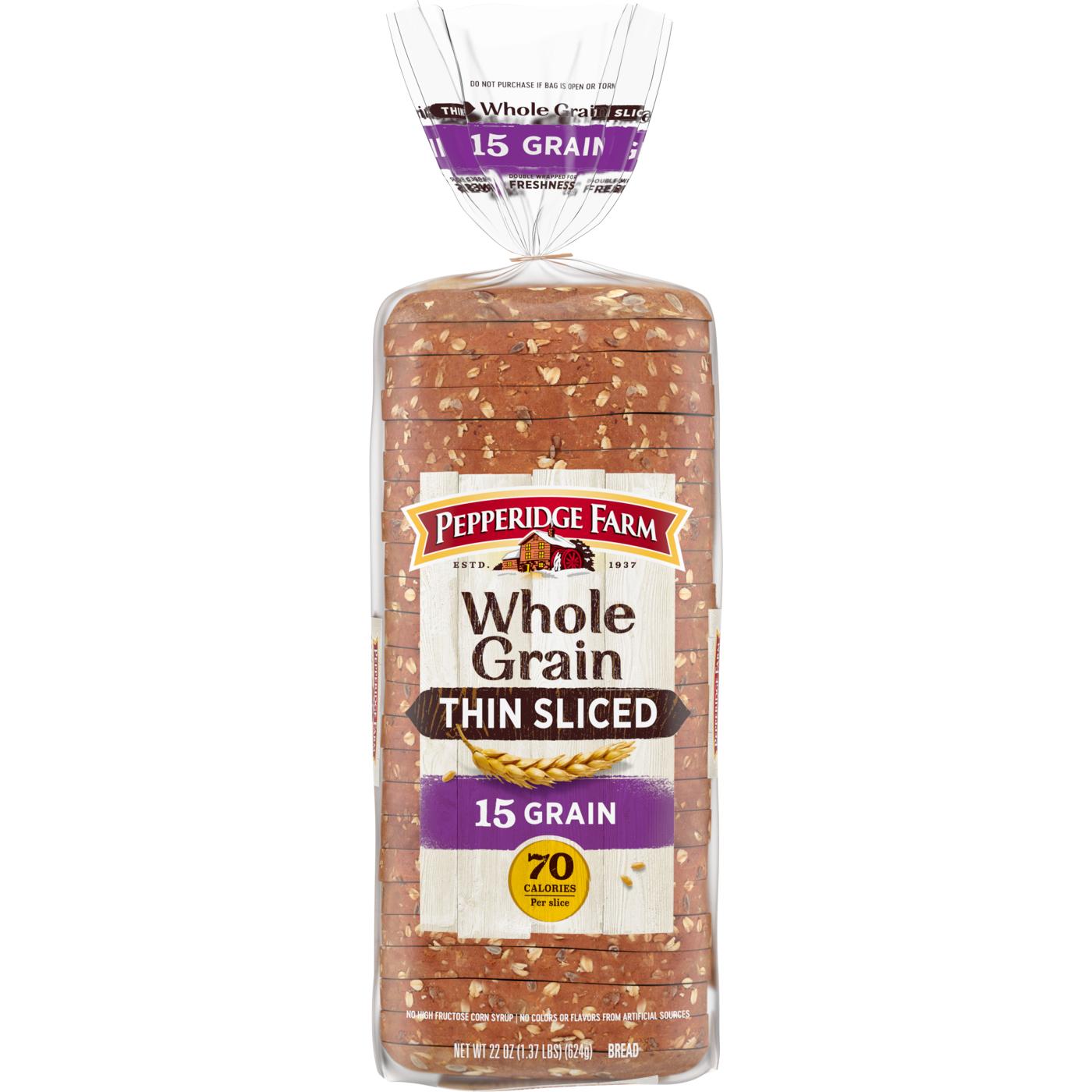 Pepperidge Farm 15 Grain Bread; image 1 of 6