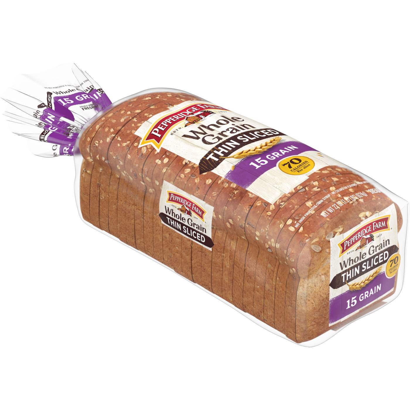 Pepperidge Farm 15 Grain Bread; image 3 of 6