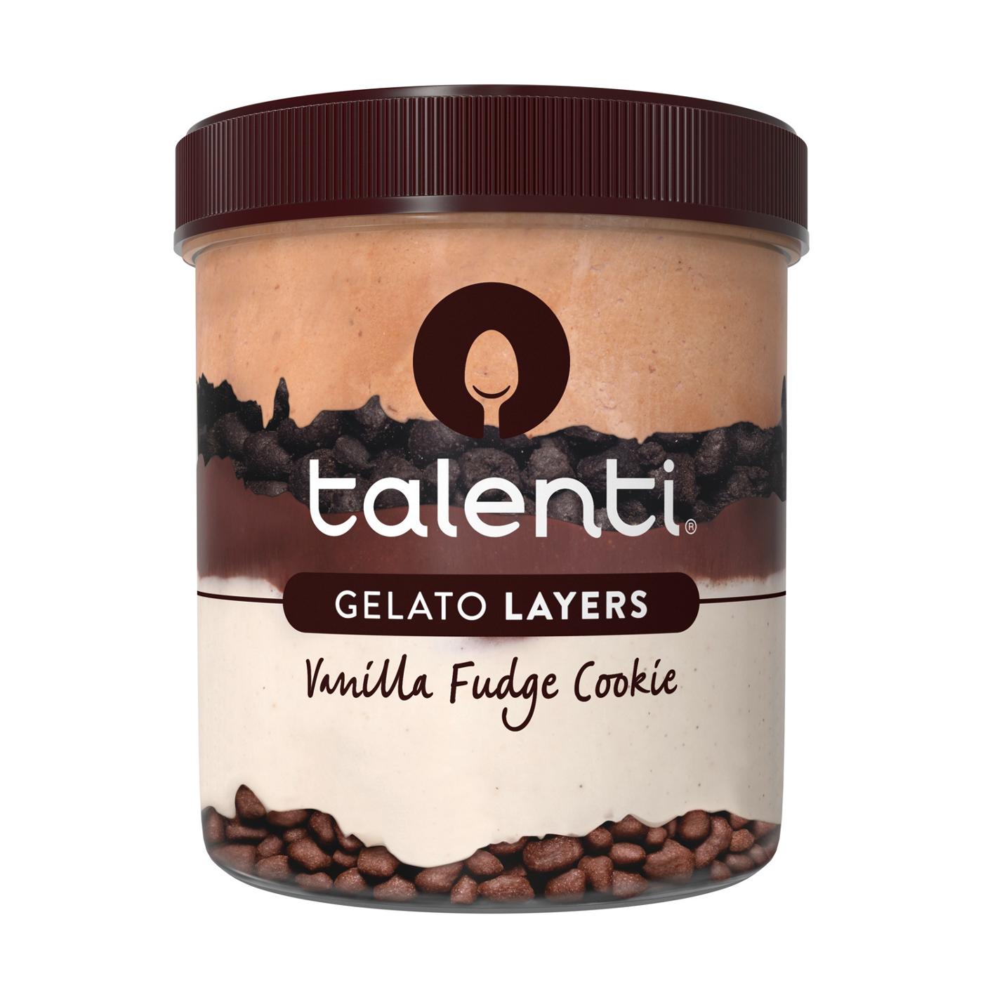 Talenti Vanilla Fudge Cookie Gelato Layers; image 1 of 7