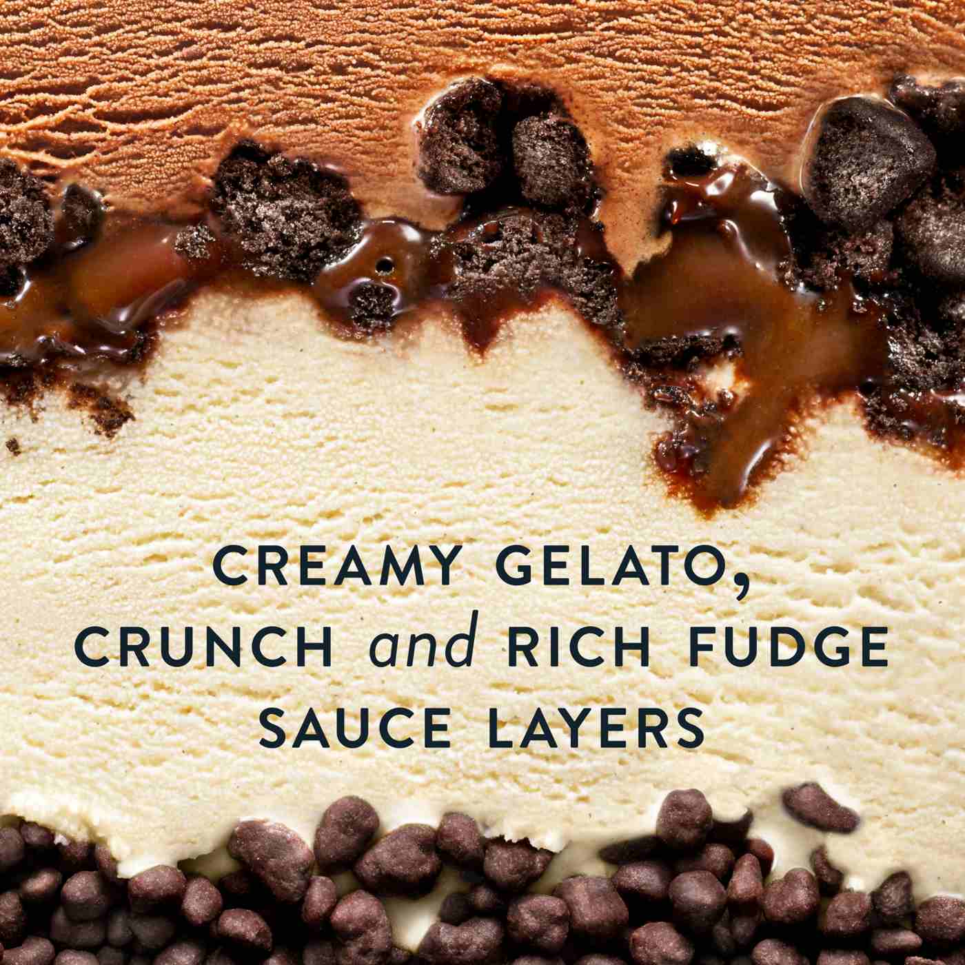 Talenti Vanilla Fudge Cookie Gelato Layers; image 3 of 7