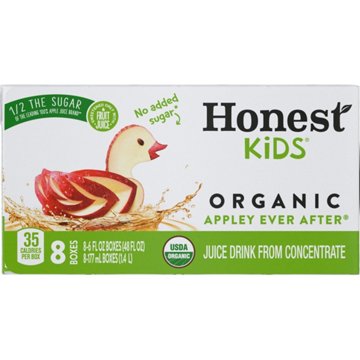 Honest Kids Organic Appley Ever After 8 pk Juice Boxes, 6 oz