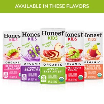 Honest Kids Organic Appley Ever After 8 pk Juice Boxes, 6 oz