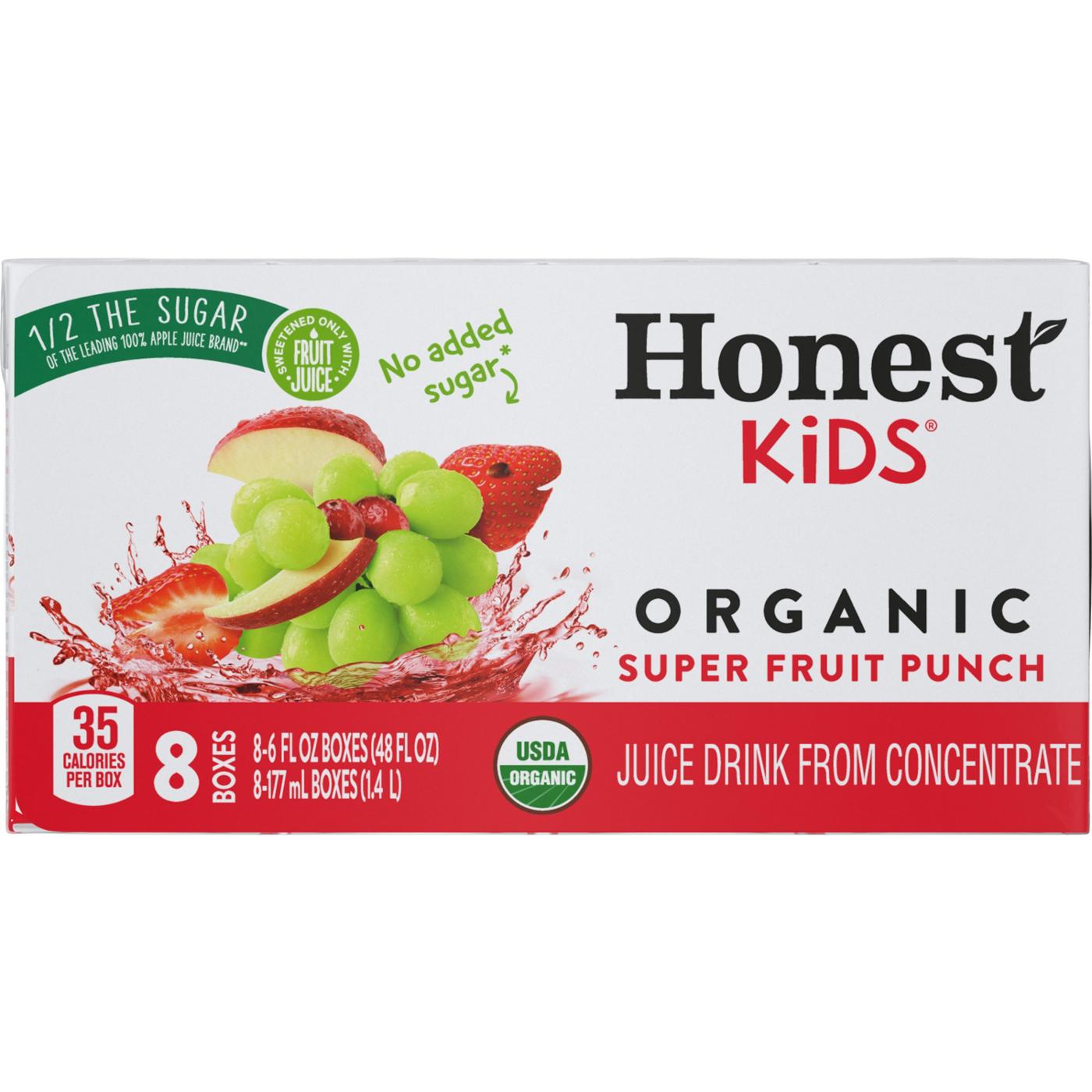 Honest Kids Organic Super Fruit Punch 8 pk Boxes; image 1 of 7