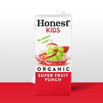 Honest Kids Organic Super Fruit Punch 8 pk Boxes, 6 oz