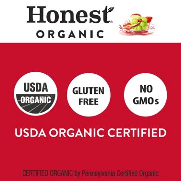 Honest Kids Organic Super Fruit Punch Juice Drink 8 pk Boxes, 6 oz