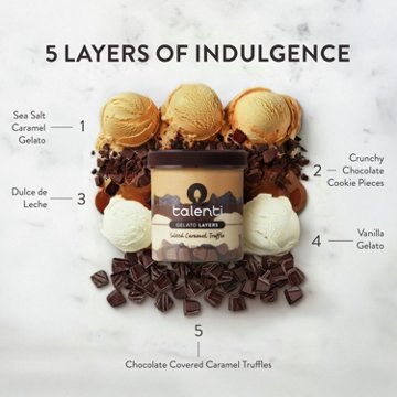 Talenti Salted Caramel Truffle Gelato Layers