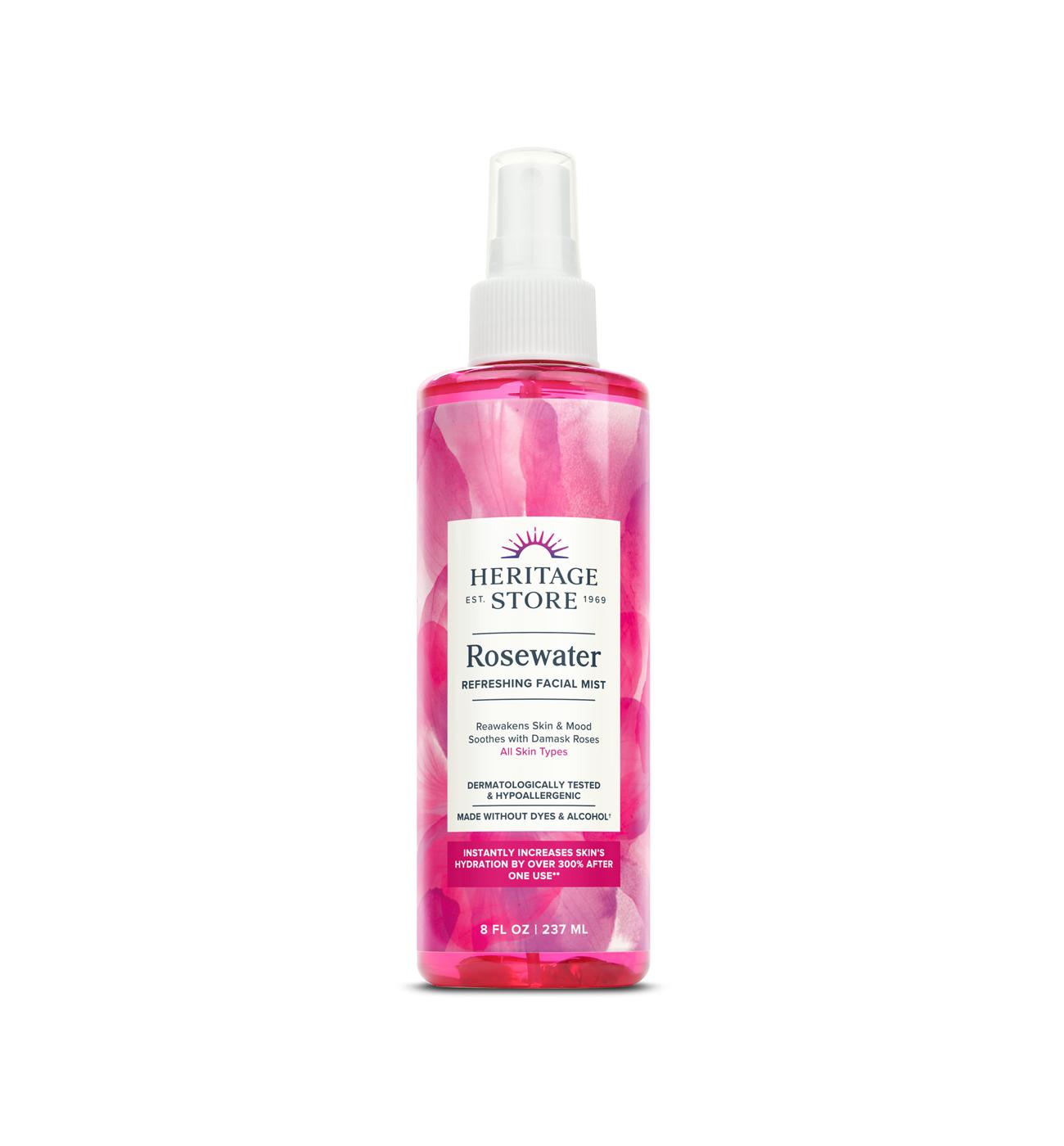 Heritage Store Rosewater Refreshing Facial Mist; image 1 of 2