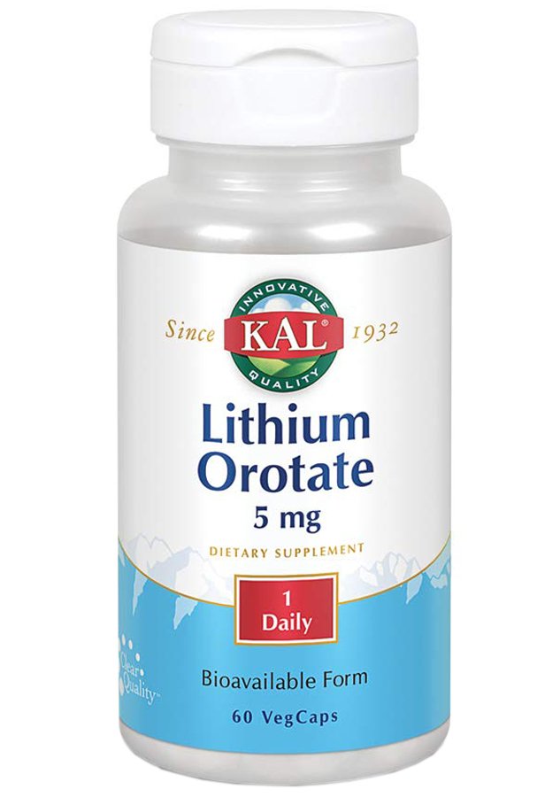 Kal Lithium Orotate 5 mg, 60 ct | Central Market - Really Into Food