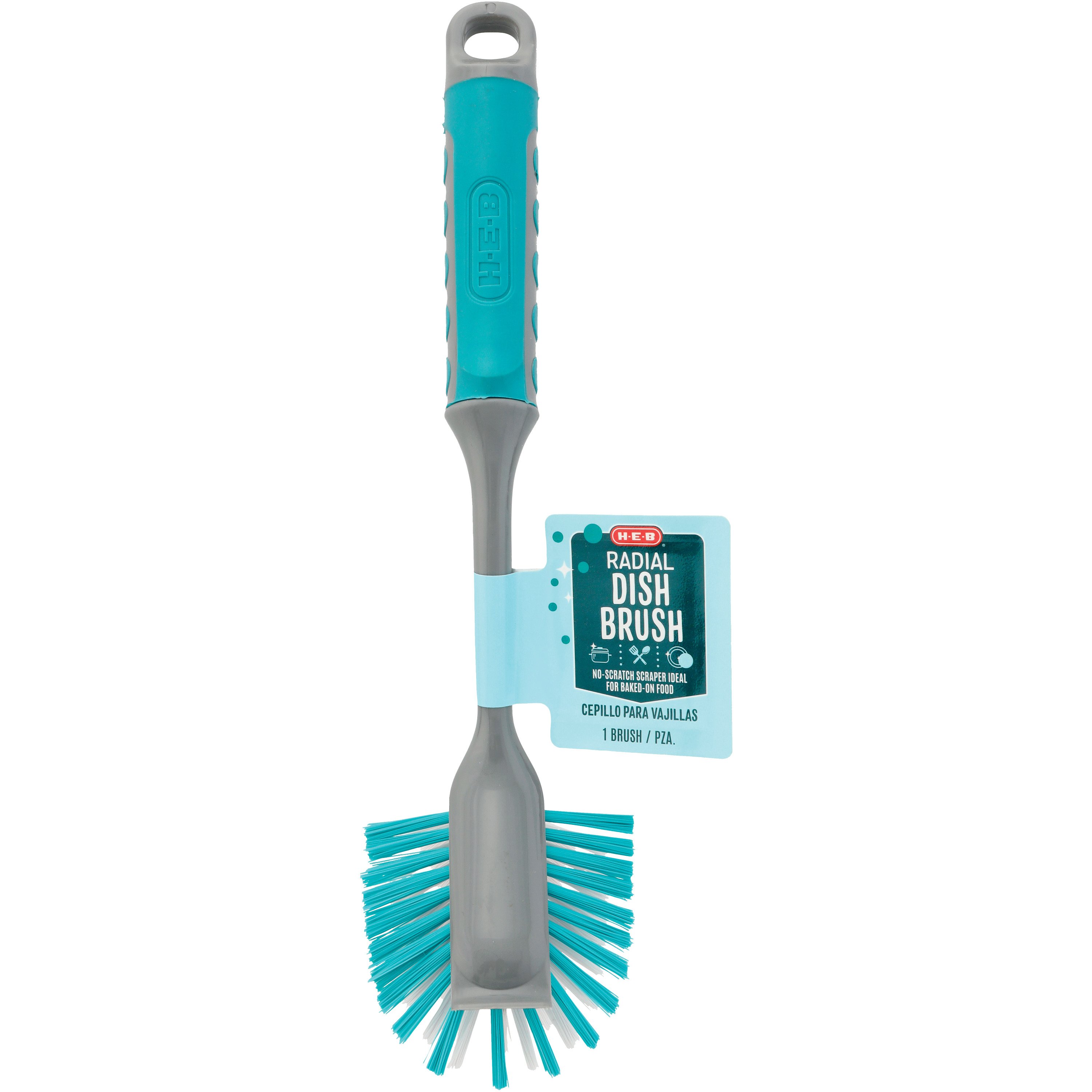 H-E-B Radial Dish Brush - Shop Brushes At H-E-B