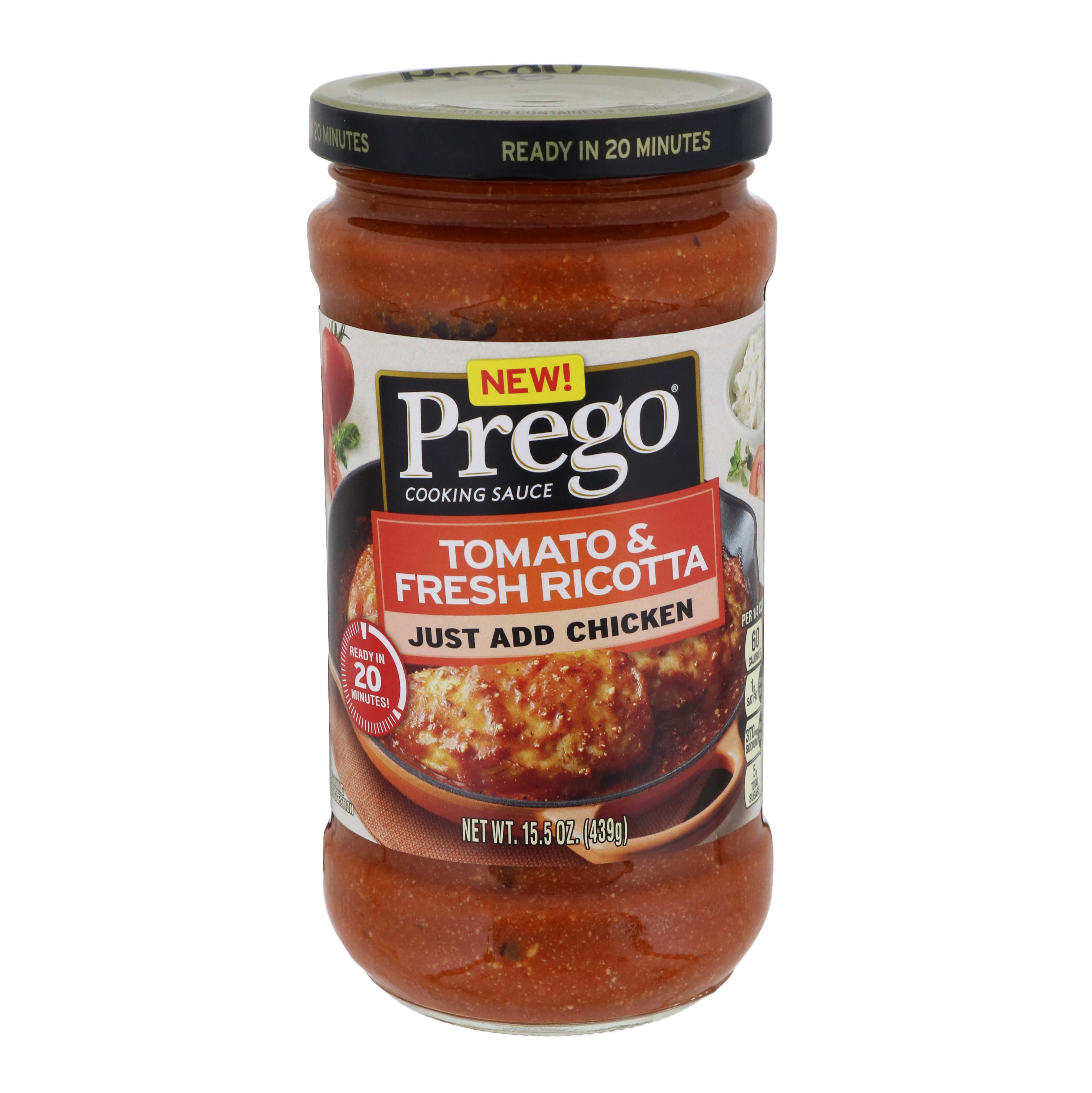 Prego Cooking Sauce Tomato & Fresh Ricotta Shop Cooking sauces at HEB