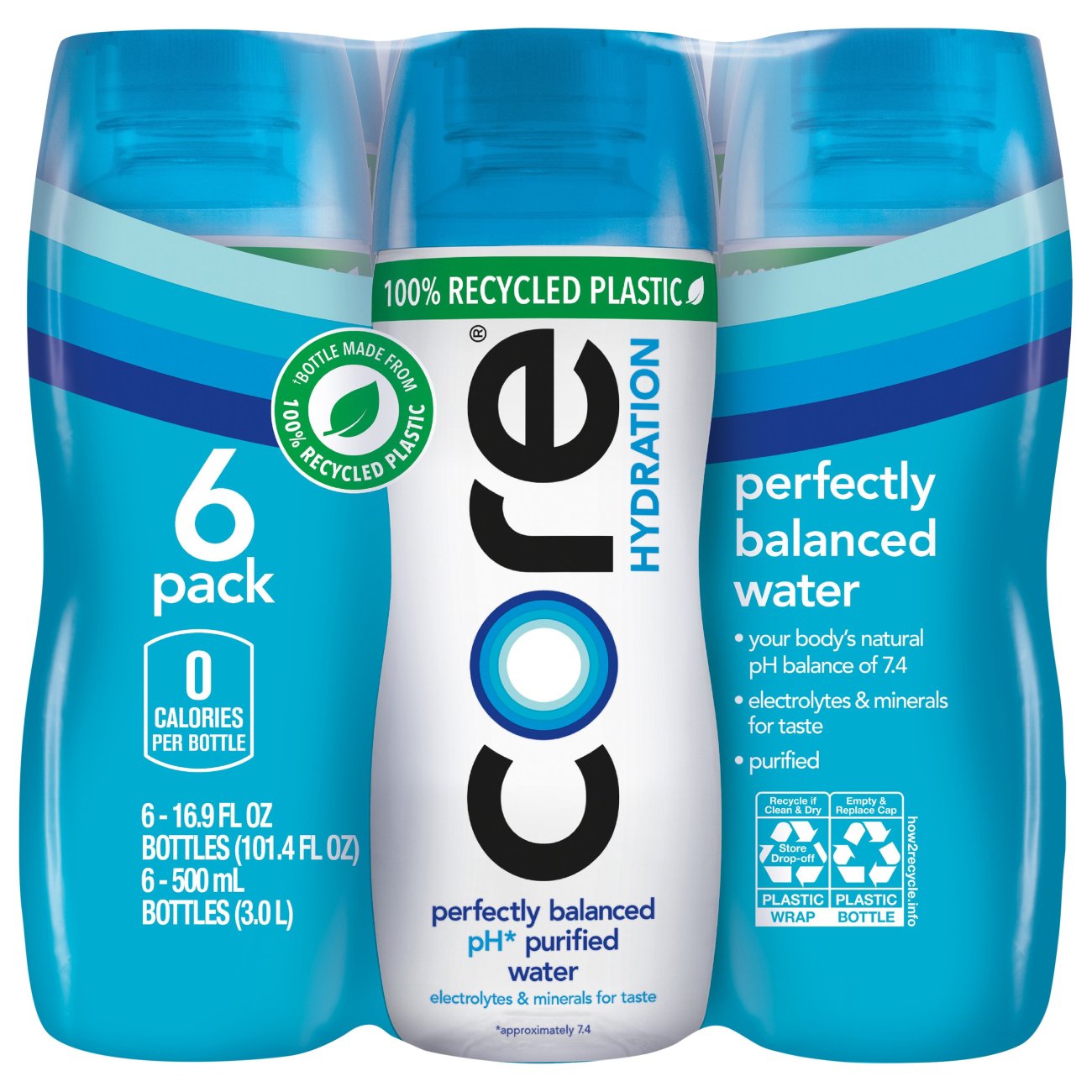 Core Hydration Perfect pH Water 16.9 oz Bottles