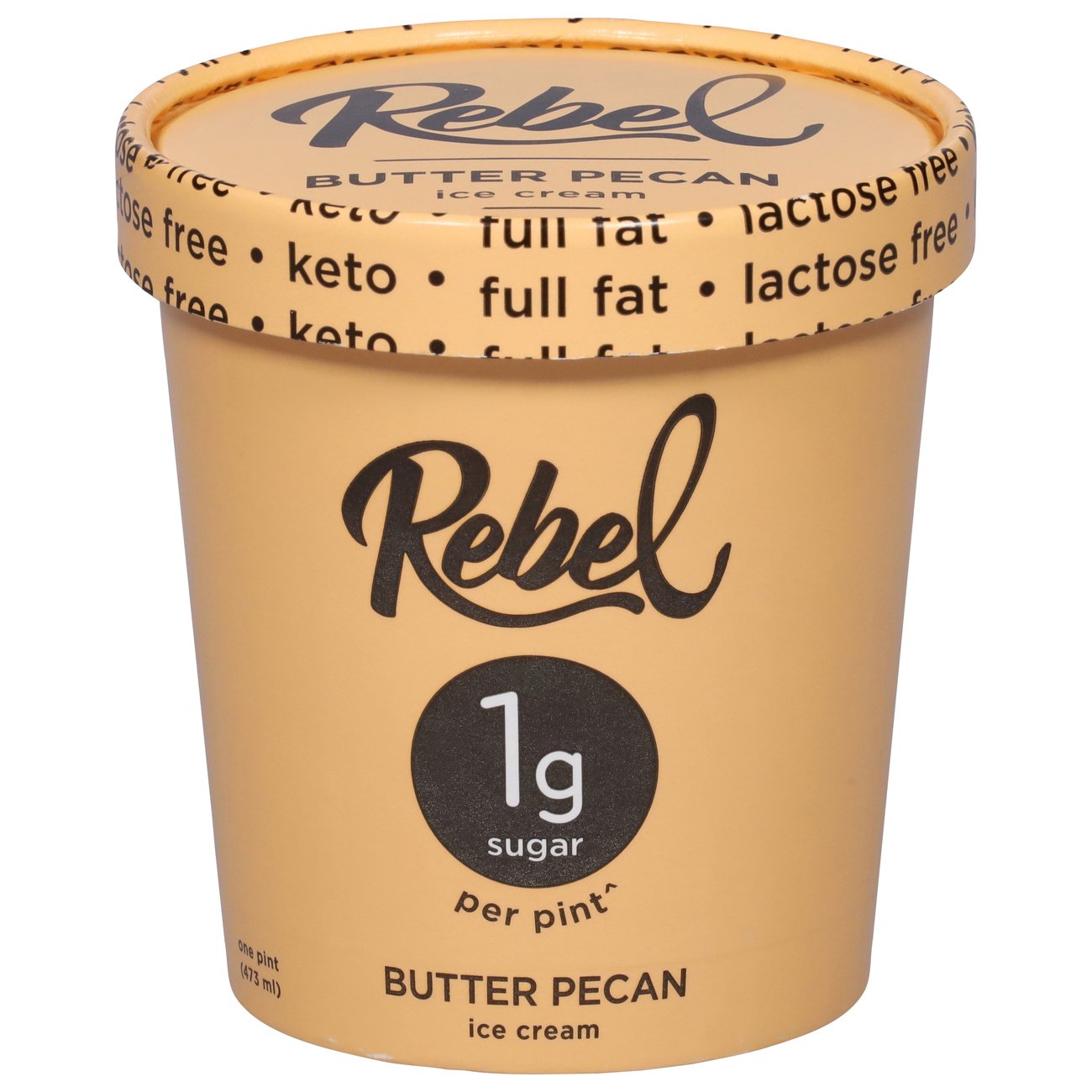 Rebel Butter Pecan Ice Cream Shop Ice cream at HEB