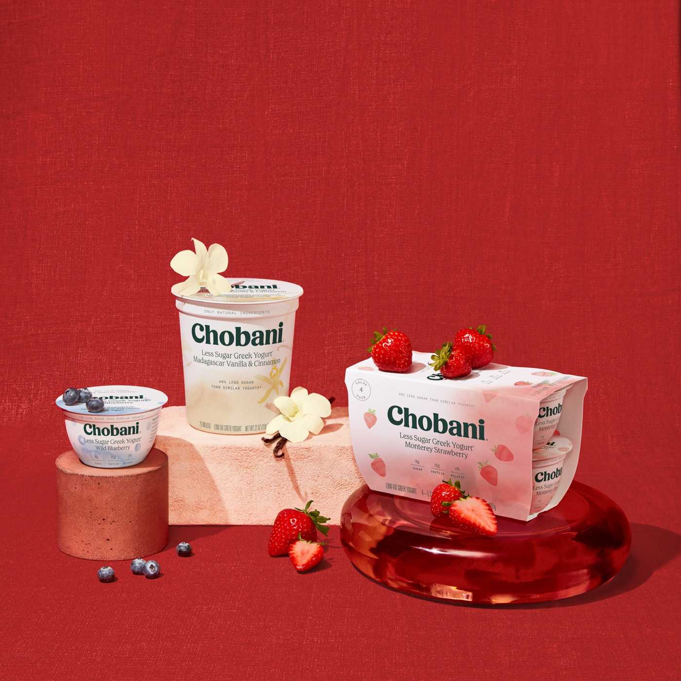 Chobani Less Sugar Madagascar Vanilla & Cinnamon Greek Yogurt Shop