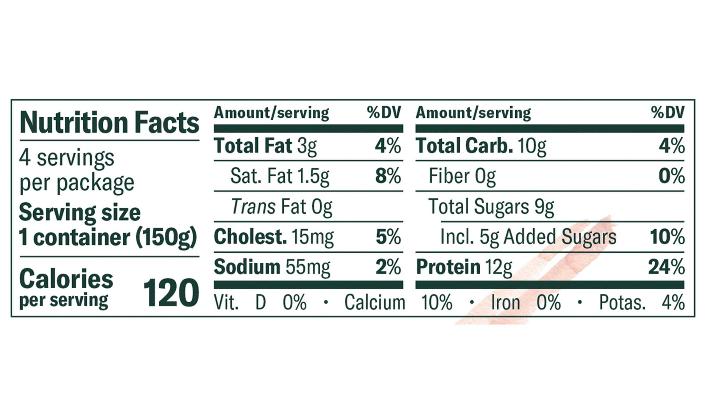 Chobani Less Sugar Madagascar Vanilla & Cinnamon Greek Yogurt; image 3 of 5