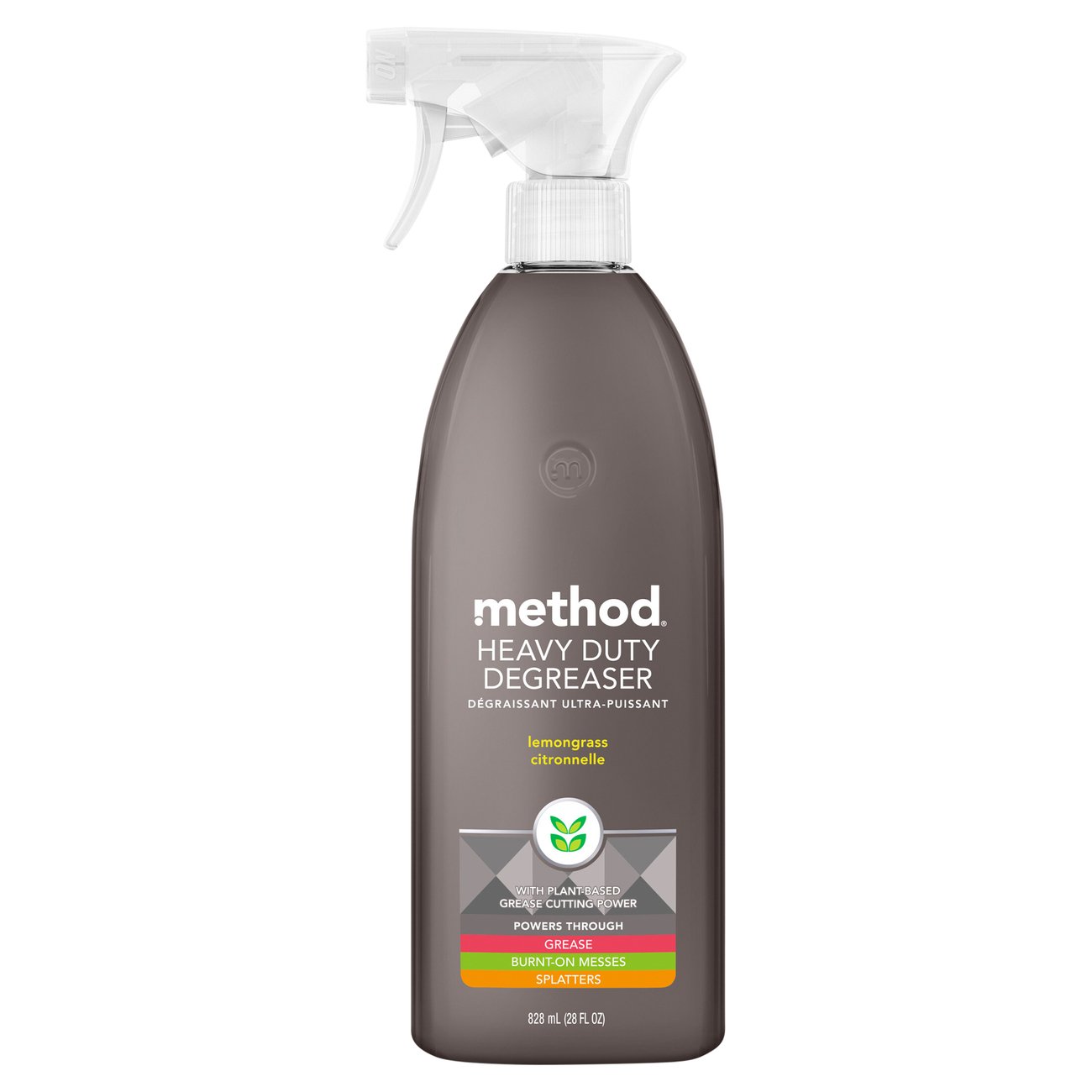 method Heavy Duty Degreaser Spray - Lemongrasss Citronnelle, 28 oz