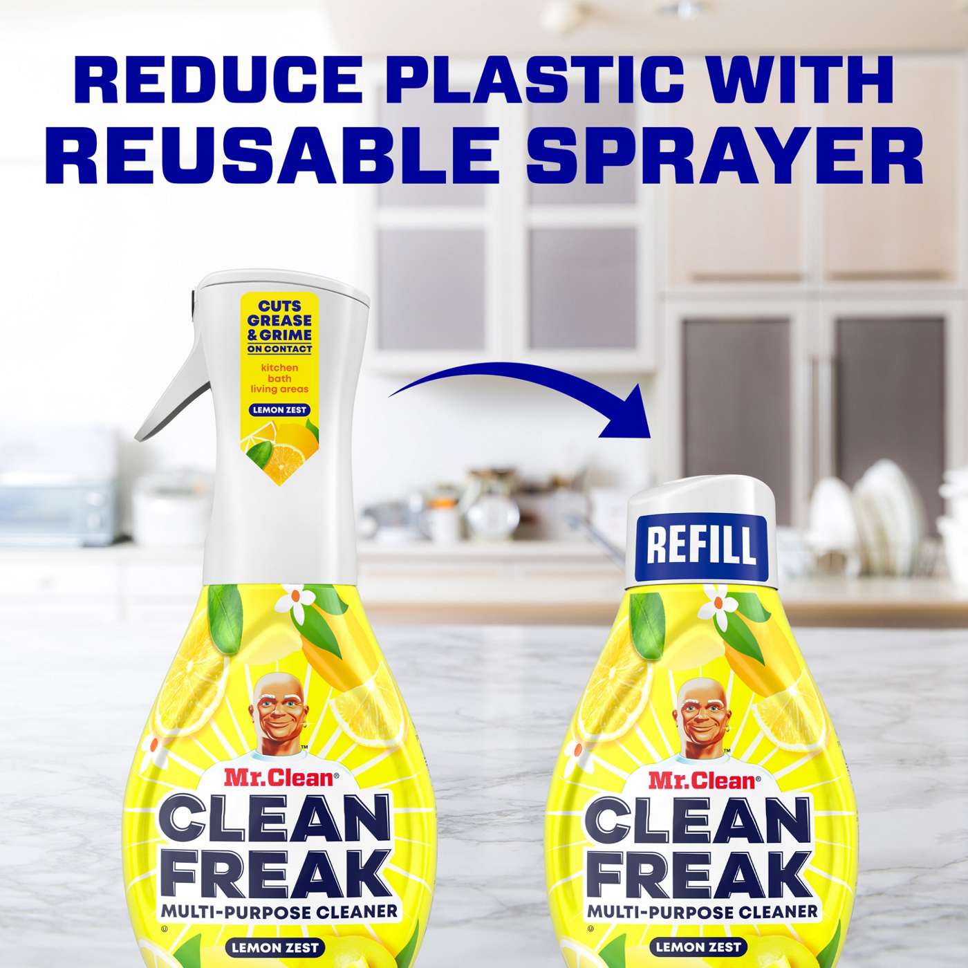 Mr. Clean Clean Freak Lemon Zest Deep Cleaning Mist Starter Kit; image 8 of 10
