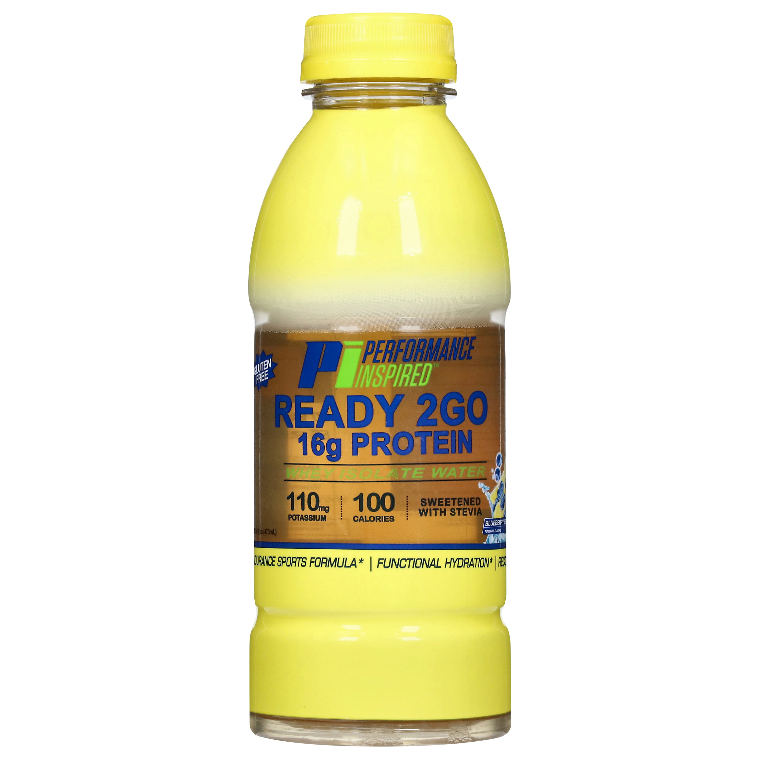 Performance Inspired Ready 2GO Whey Protein Isolate Blueberry Lemonade