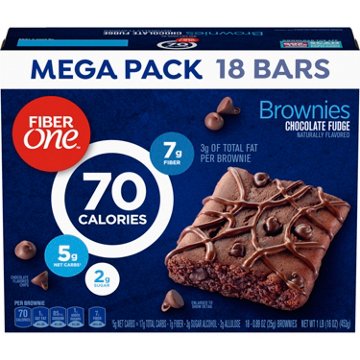Fiber One 90 Calorie Chocolate Fudge Brownies Mega Pack