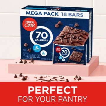 Fiber One 90 Calorie Chocolate Fudge Brownies Mega Pack