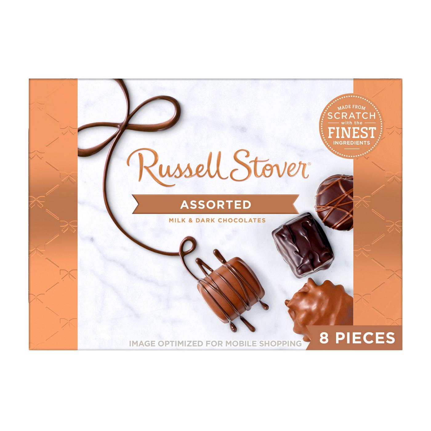 Russell Stover Assorted Chocolates Copper Foil Gift Box Shop Candy at